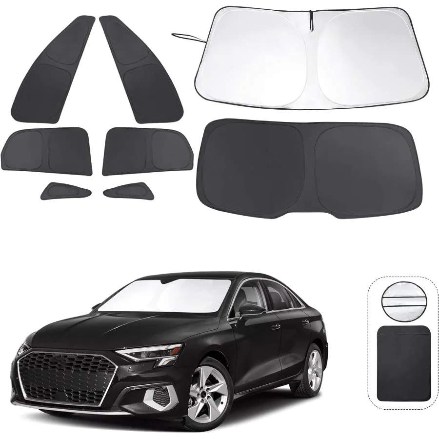 8PCS Windshield Sun Shade Custom Fit for 20212024 Audi A3 Accessories Foldable Sunshade Side Rear Window Shade Cover Full Set P
8PCS Windshield Sun Shade Custom Fit for 20212024 Audi A3 Accessories Foldable Sunshade Side Rear Window Shade Cover Full Set P