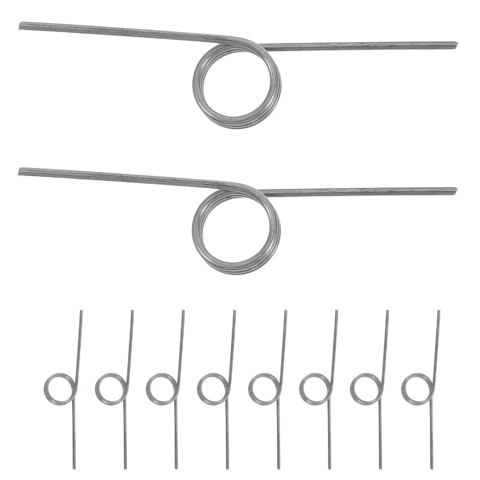 10 Pcs Trash Can Torsional Spring Stainless Steel Storage Bucket Replacement Parts Garbage Lid Metal Accessories
10 Pcs Trash Can Torsional Spring Stainless Steel Storage Bucket Replacement Parts Garbage Lid Metal Accessories
