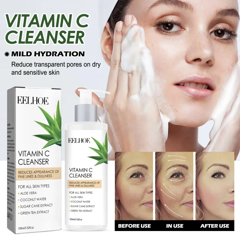 Vitamin C Facial Cleanser For Deep Cleaning, Repairing Dullness, Tightening Pores, Moisturizing & Brightening Skin
Vitamin C Facial Cleanser For Deep Cleaning, Repairing Dullness, Tightening Pores, Moisturizing & Brightening Skin