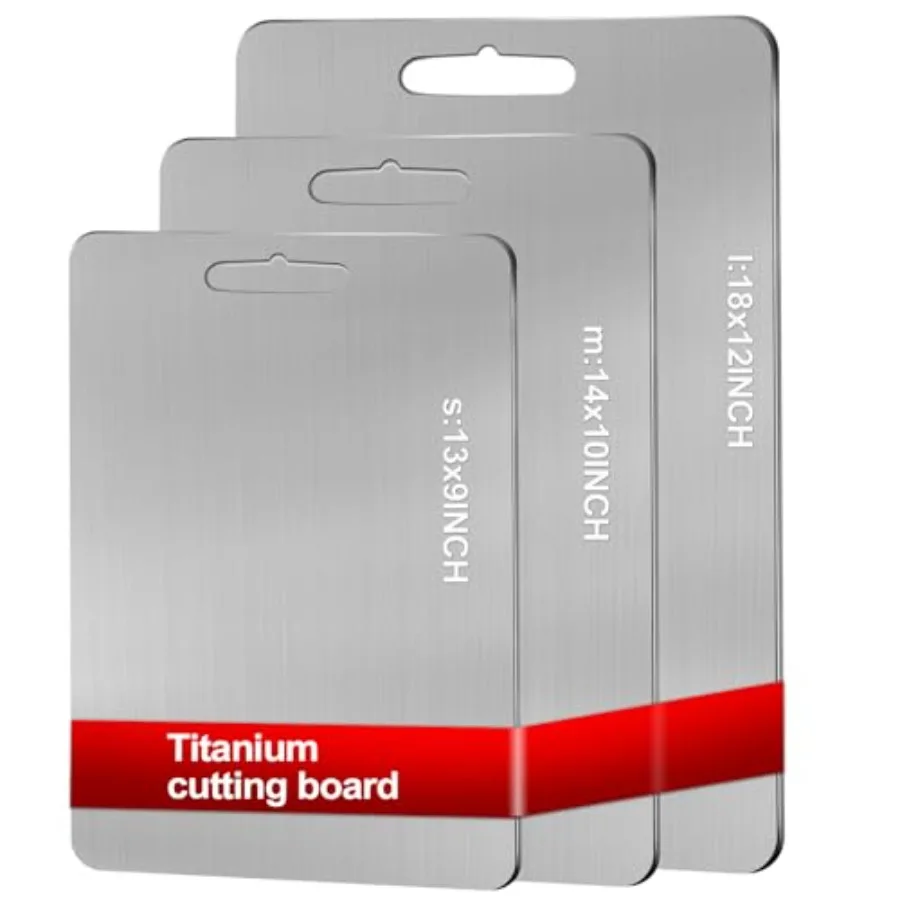2026 New 100 Titanium Cutting Boards for Kitchen Dishwasher Safe Double Sided Cutting Boards for Kitchen Pure Titanium Cutting
2026 New 100 Titanium Cutting Boards for Kitchen Dishwasher Safe Double Sided Cutting Boards for Kitchen Pure Titanium Cutting