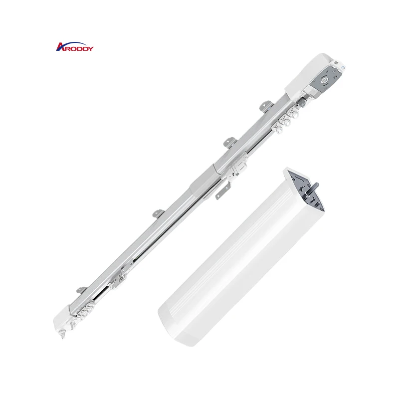 ARODDY 2.3-4m Automated Curtain Rod System Auto Motorized Matic With Control Track For Curtains Curtain Rail
