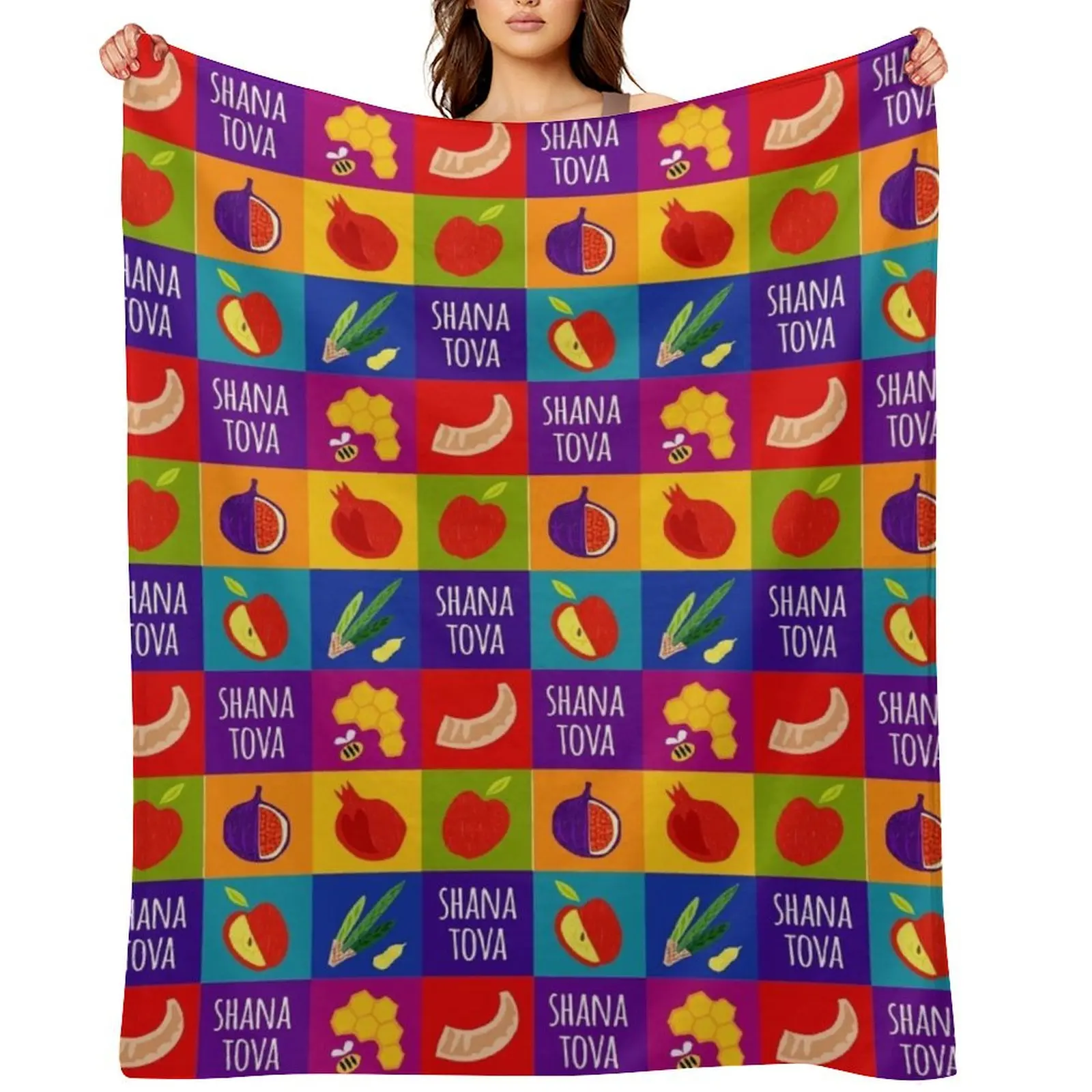 Rosh Hashana Pop Art Square Throw Blanket Plush christmas decoration Single blankets ands Blankets
Rosh Hashana Pop Art Square Throw Blanket Plush christmas decoration Single blankets ands Blankets