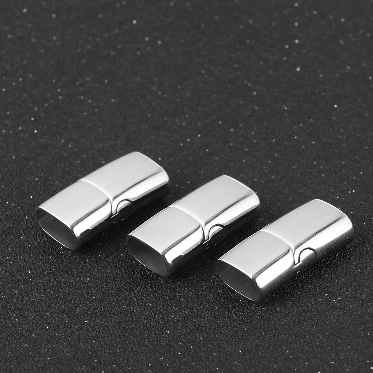 10 Pcs Stainless Steel Magnet Buckle Plating Smooth Surface Magnetic Clasps Converter Reusable Cord End Fastener
10 Pcs Stainless Steel Magnet Buckle Plating Smooth Surface Magnetic Clasps Converter Reusable Cord End Fastener