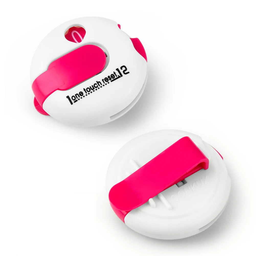 Golf-Stroke Score Counter Multi- Color With 1 Touch Reset Handheld Up To 12 Shots Score With A Clip Golf Accessories
Golf-Stroke Score Counter Multi- Color With 1 Touch Reset Handheld Up To 12 Shots Score With A Clip Golf Accessories