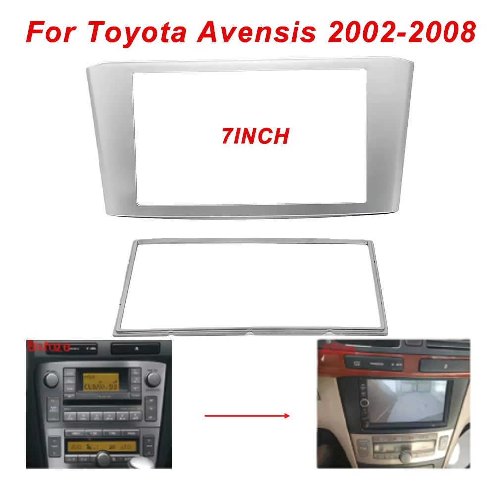 Double 2 Din Stereo Panel for Toyota Avensis 2002-2008 Radio Fascia DVD Dash Installation Mount Trim Kit Face Bezel Frame Cover
Double 2 Din Stereo Panel for Toyota Avensis 2002-2008 Radio Fascia DVD Dash Installation Mount Trim Kit Face Bezel Frame Cover
