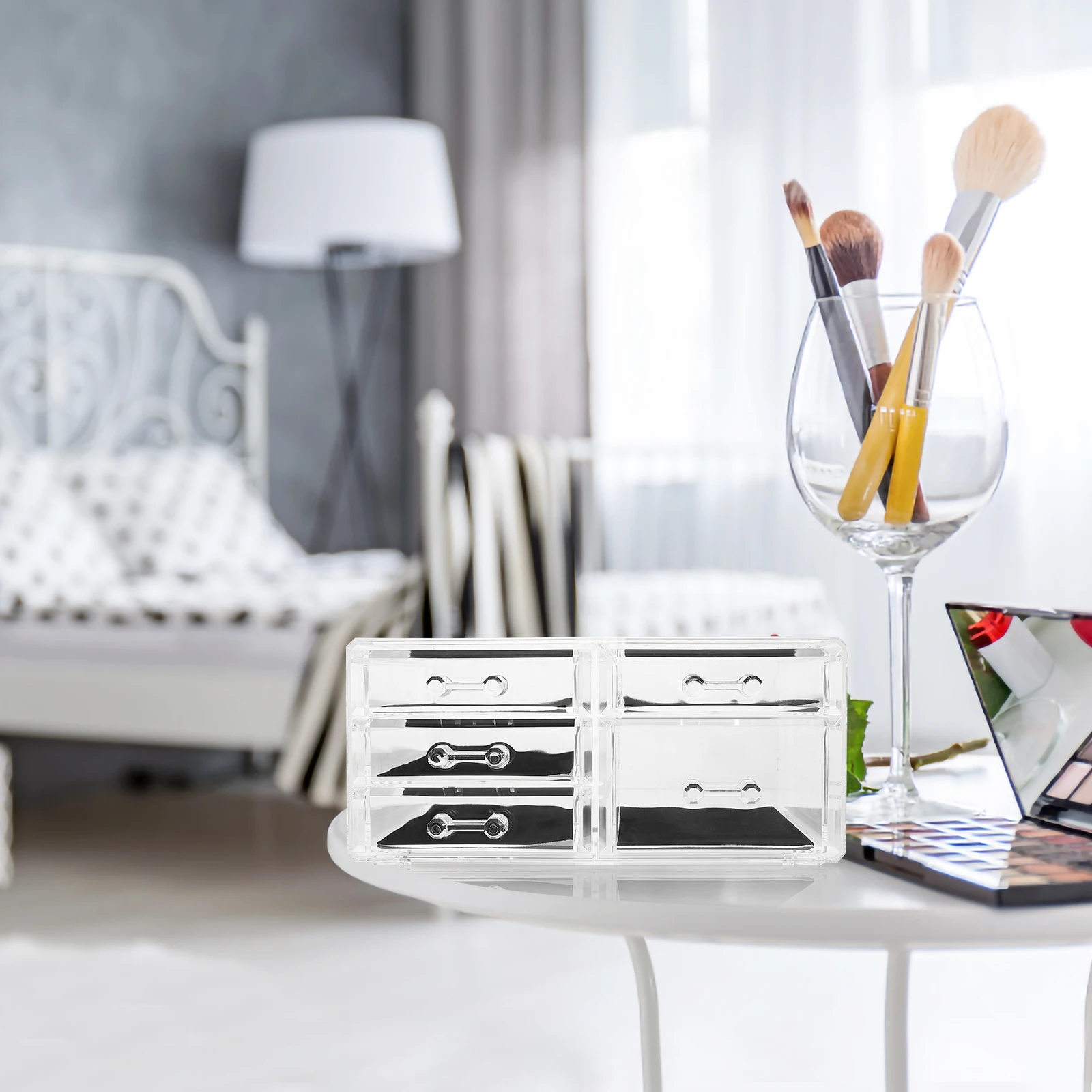 Transparent 5 Drawer Makeup Box Dustproof Plastic Storage Container ganizer for Desktop Cosmetics Holder Case Solution
Transparent 5 Drawer Makeup Box Dustproof Plastic Storage Container ganizer for Desktop Cosmetics Holder Case Solution