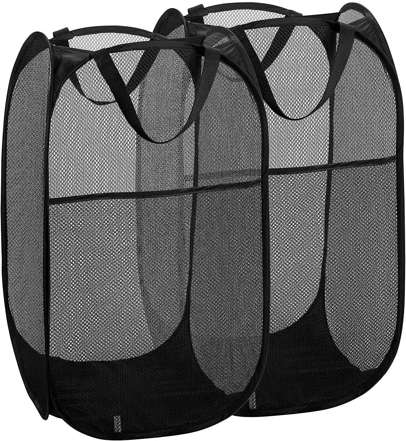 2 Packs Collapsible Pop up Laundry Bag Foldable Hamper Large Mesh Clothes Basket
2 Packs Collapsible Pop up Laundry Bag Foldable Hamper Large Mesh Clothes Basket