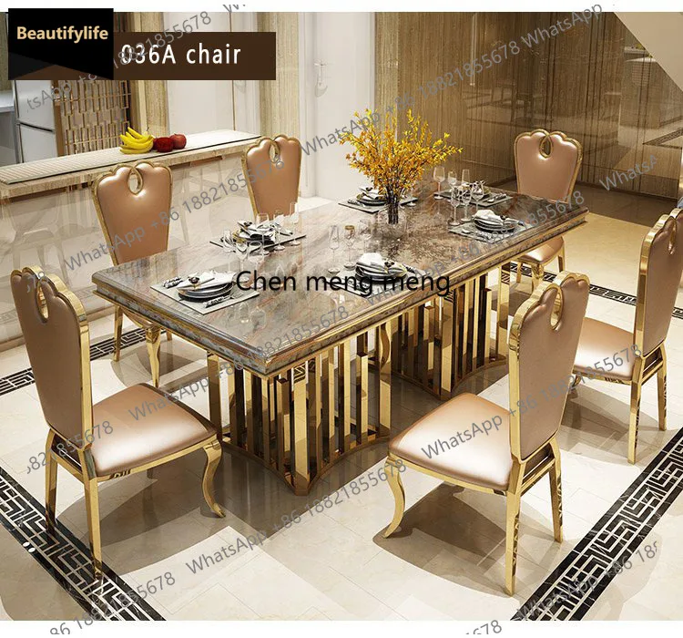Rama Dymasty stainless steel Dining Room Set Home Furniture modern marble dining table rectangle table c139
Rama Dymasty stainless steel Dining Room Set Home Furniture modern marble dining table rectangle table c139