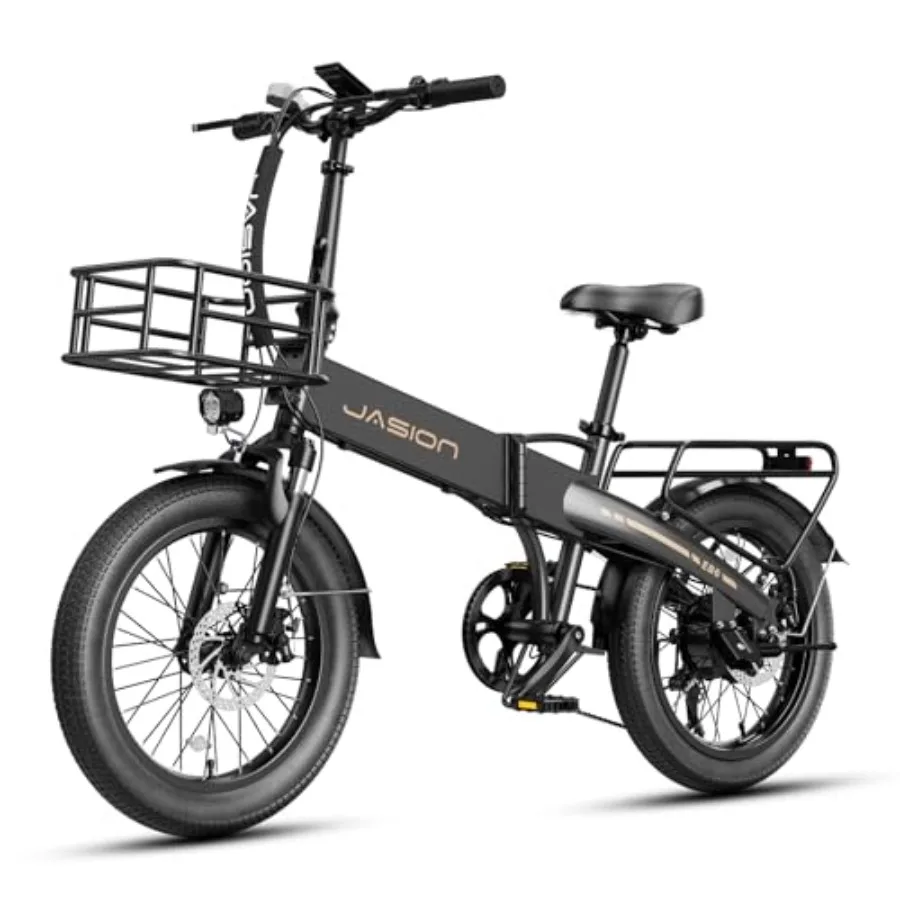 Foldable electric bike for commuting and off-road use, aluminum frame, black, 1200W peak motor with 25 MPH speed and 50-mile ra
Foldable electric bike for commuting and off-road use, aluminum frame, black, 1200W peak motor with 25 MPH speed and 50-mile ra