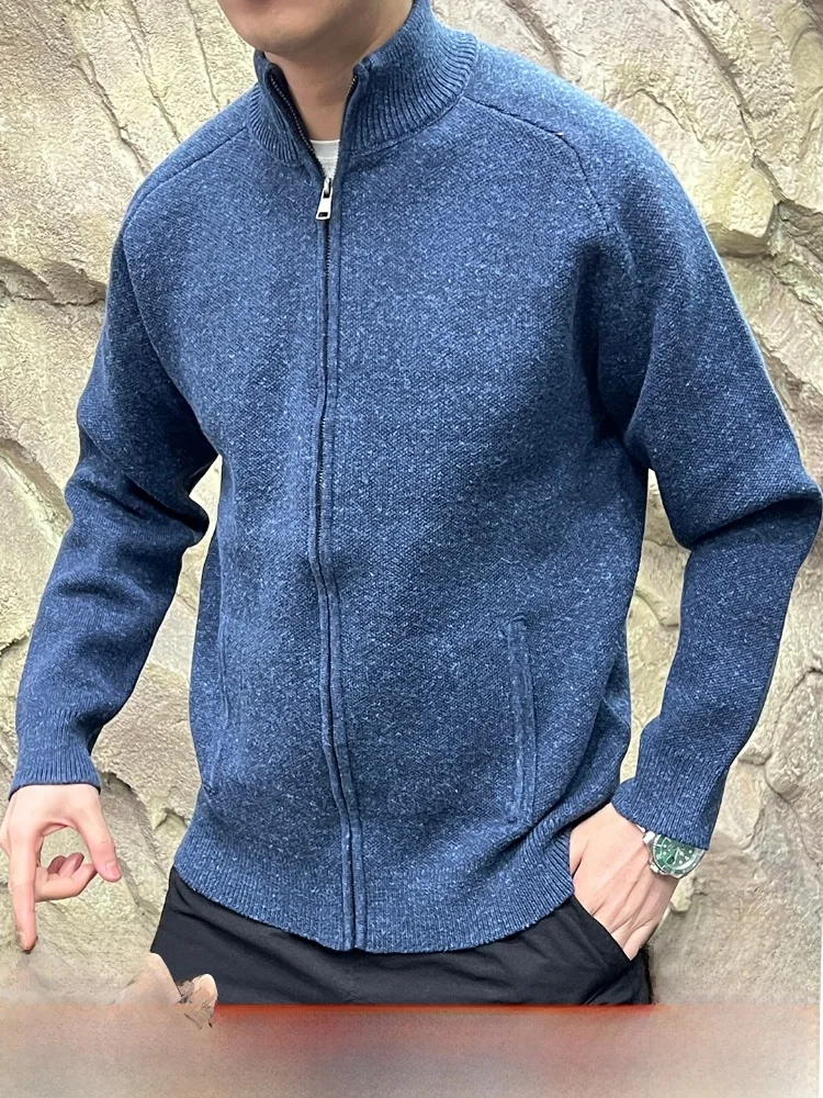 Скандинавский хлопковый вязаный кардиган, мужской воротник-стойка, универсальная теплая повседневная одежда Long Sve Thiened, осенне-зимняя верхняя одежда
Скандинавский хлопковый вязаный кардиган, мужской воротник-стойка, универсальная теплая повседневная одежда Long Sve Thiened, осенне-зимняя верхняя одежда