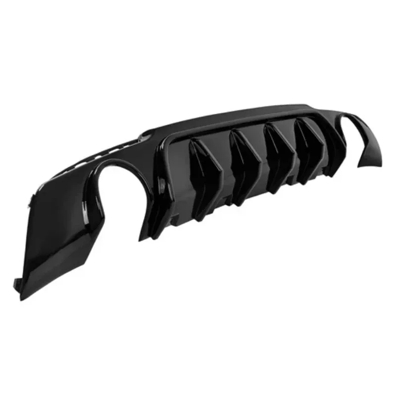 Rear Bumper Lip Diffuser With Dual Round Exhaust, 2015-2023
Rear Bumper Lip Diffuser With Dual Round Exhaust, 2015-2023