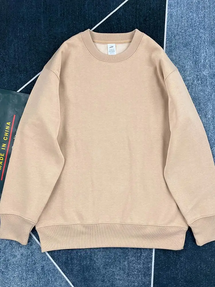 Thickened Retro Velvet round Neck Sweatshirt Men's Autumn Winter Warm Overhead American Casual Vintage Color Fleece Trendy
Thickened Retro Velvet round Neck Sweatshirt Men's Autumn Winter Warm Overhead American Casual Vintage Color Fleece Trendy