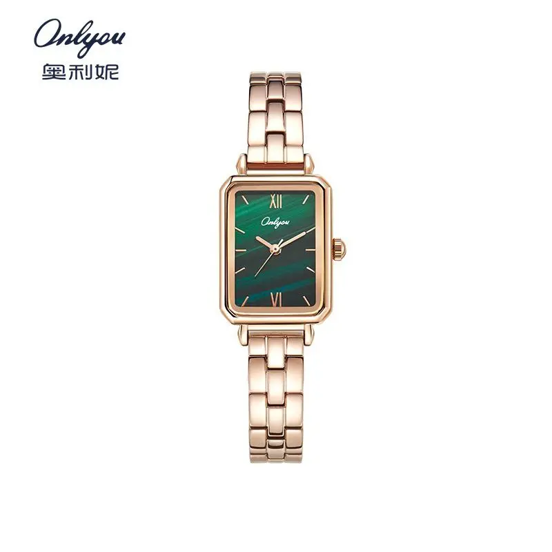 2025 Hot Selling ONLYOU Brand Stainless Steel Strap Watch for Women Luxury Gift Quartz Watch Simple and Stylish Square Watch
2025 Hot Selling ONLYOU Brand Stainless Steel Strap Watch for Women Luxury Gift Quartz Watch Simple and Stylish Square Watch