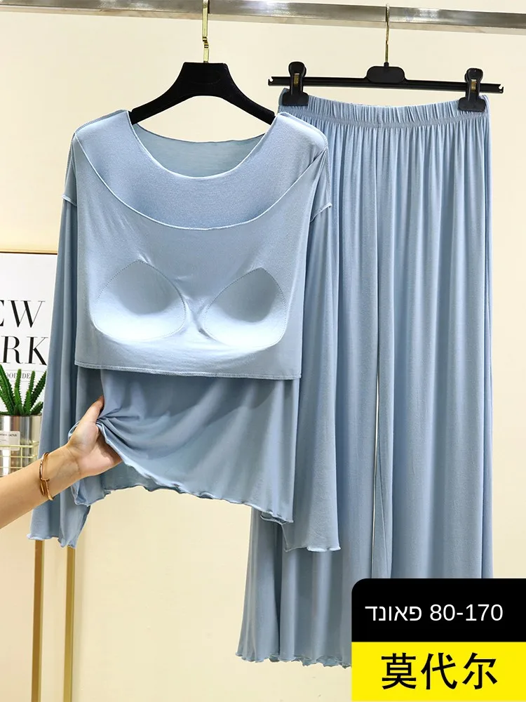 Modal Loose Long Sleeve Home Clothes Set for Women Autumn Pure Color Casual Style Sleepwear Two-Piece Suit Comfortable Home F...
Modal Loose Long Sleeve Home Clothes Set for Women Autumn Pure Color Casual Style Sleepwear Two-Piece Suit Comfortable Home F...