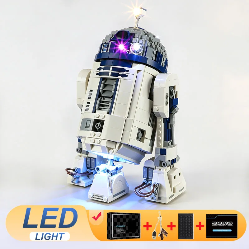 LED Light Kit for LEGO 75379 R2-D2 Robot Lamp Ideas DIY Toys Christmas Gift (Not Include Building Blocks Bricks Kits Sets Model)
LED Light Kit for LEGO 75379 R2-D2 Robot Lamp Ideas DIY Toys Christmas Gift (Not Include Building Blocks Bricks Kits Sets Model)