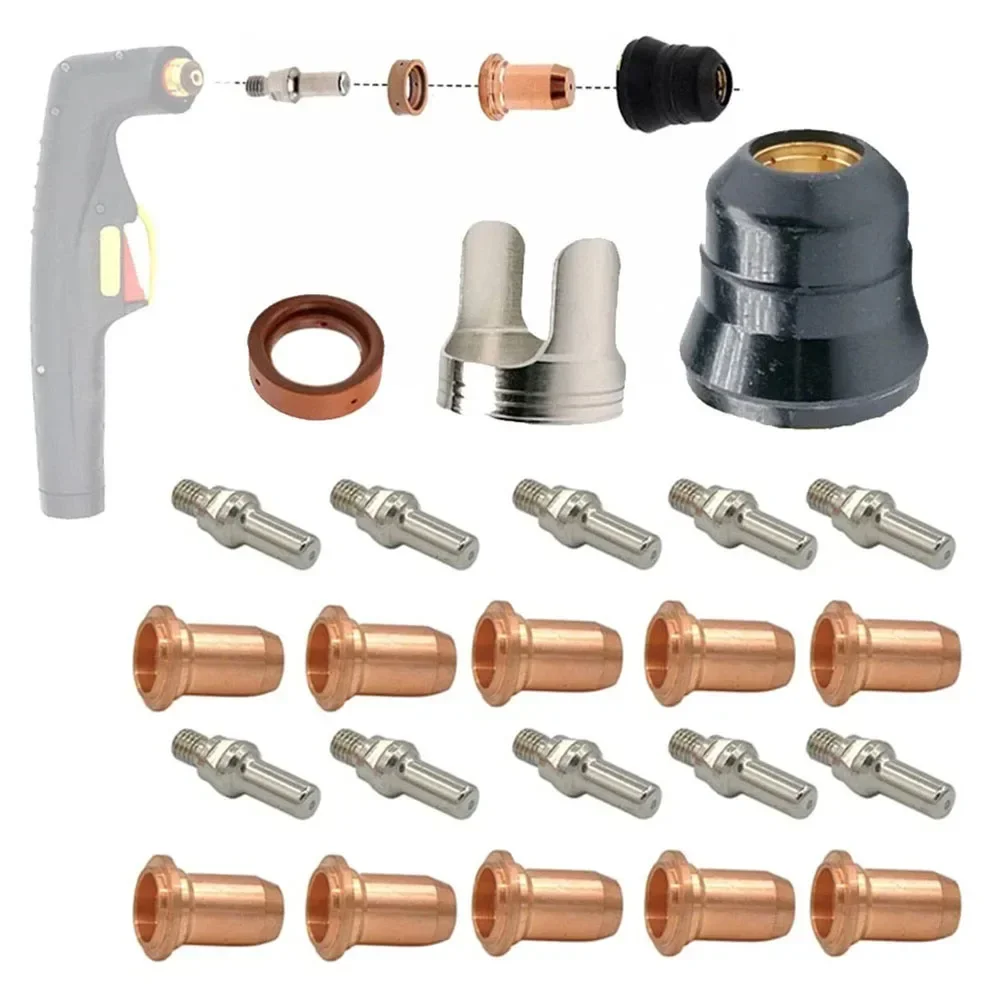 23PCS For Harbor For Freight Titanium-Plasma TI-PC65 Torch Tips Electrode 59164 59182 Copper Alloy For Industrial Cutting
23PCS For Harbor For Freight Titanium-Plasma TI-PC65 Torch Tips Electrode 59164 59182 Copper Alloy For Industrial Cutting