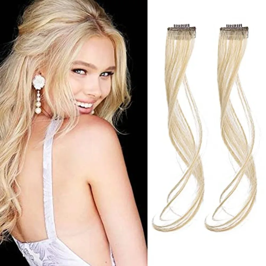 Long Side Air Bangs - Wavy Curly Clip in Front Side Bangs for Women Daily Use - 2 PCS Set Long Temples - Medium Blonde With Pal
Long Side Air Bangs - Wavy Curly Clip in Front Side Bangs for Women Daily Use - 2 PCS Set Long Temples - Medium Blonde With Pal
