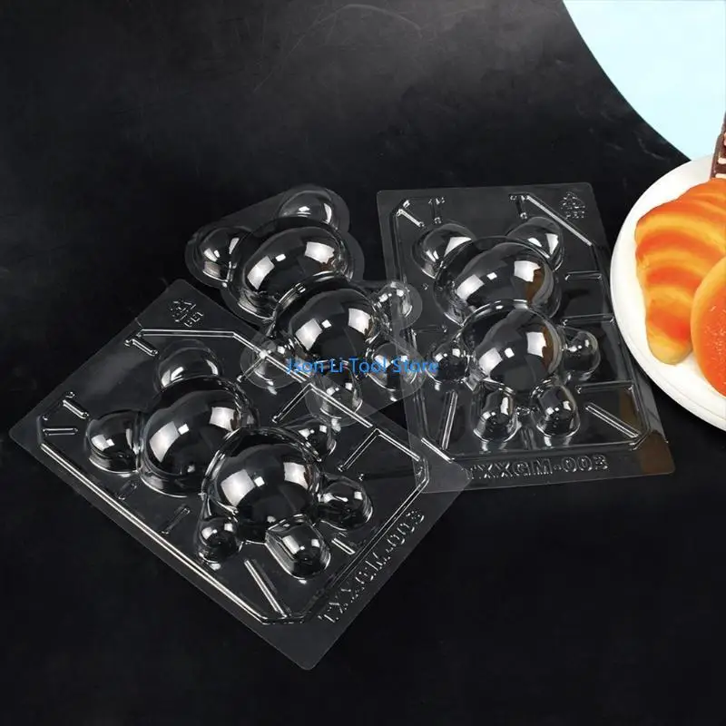 Y08D 3pcs 3D Bear Chocolate Mold Plastic Mousse Cake Molds DIY Decorating Tools Non Baking Accessories
Y08D 3pcs 3D Bear Chocolate Mold Plastic Mousse Cake Molds DIY Decorating Tools Non Baking Accessories