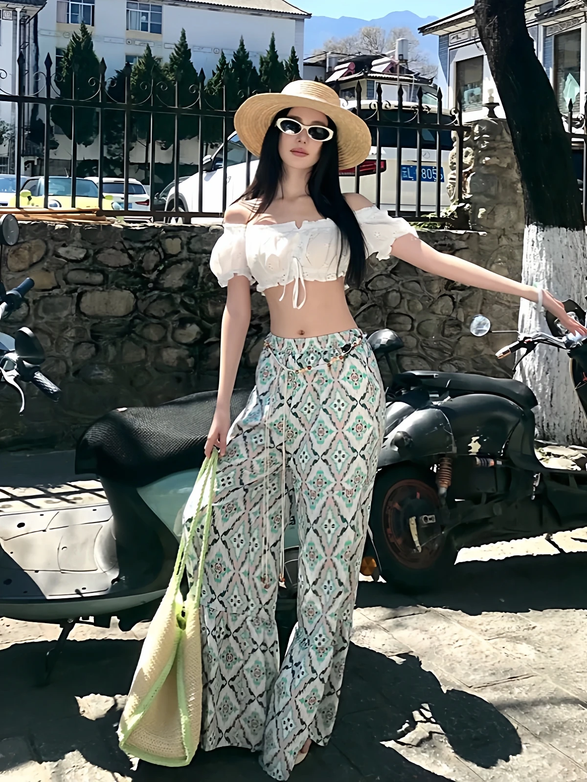 n Straight Leg Long Pants Embroidered Tube Top Two Piece Set Travel Leisure Wear High Waist Polyester Digital Printing...
n Straight Leg Long Pants Embroidered Tube Top Two Piece Set Travel Leisure Wear High Waist Polyester Digital Printing...