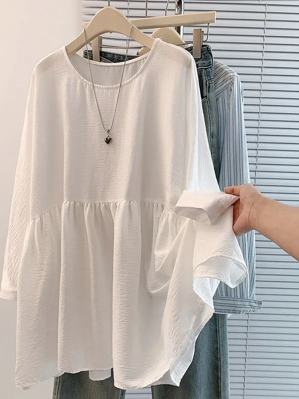 Retro Korean Japanese Doll Shirt Long Sleeve Casual Fashionable Versatile Commute Style Mid-Length Inner Wear Breathable Skin...
Retro Korean Japanese Doll Shirt Long Sleeve Casual Fashionable Versatile Commute Style Mid-Length Inner Wear Breathable Skin...