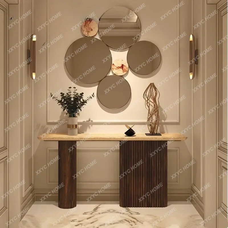 32 Light Luxury Medium And Ancient Style Natural Travertine, Small Apartment Marble Strip Table Can Be
32 Light Luxury Medium And Ancient Style Natural Travertine, Small Apartment Marble Strip Table Can Be
