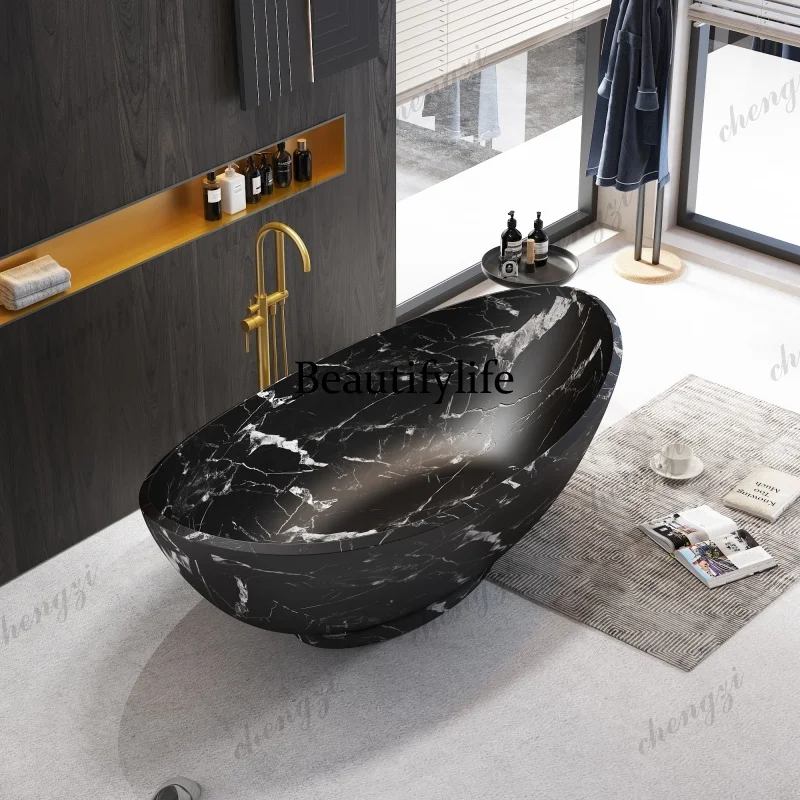 K182Freeform Natural Stone 1.7m Bathtub, Insulated Irregular Double Soaking Tub, Heat-Retention Freestanding
K182Freeform Natural Stone 1.7m Bathtub, Insulated Irregular Double Soaking Tub, Heat-Retention Freestanding