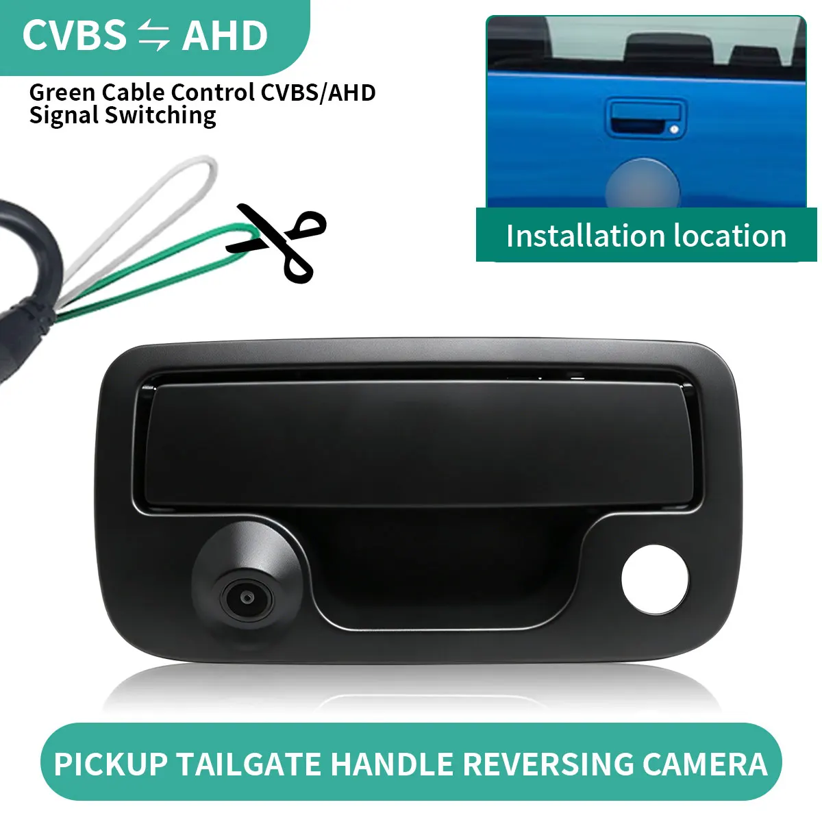 AHD Pickup Vehicle Truck Tailgate Handle Camera For VW Volkswagen Amarok 2010-2020 Car Rear View Reversing Camera
AHD Pickup Vehicle Truck Tailgate Handle Camera For VW Volkswagen Amarok 2010-2020 Car Rear View Reversing Camera