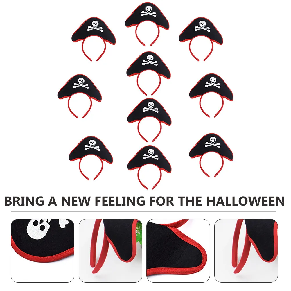 10Pcs Pirate Skull Hair Hoop Headband Halloween Party Headwear Festival Headdress Hair Accessories Unique Shine Gathering
10Pcs Pirate Skull Hair Hoop Headband Halloween Party Headwear Festival Headdress Hair Accessories Unique Shine Gathering