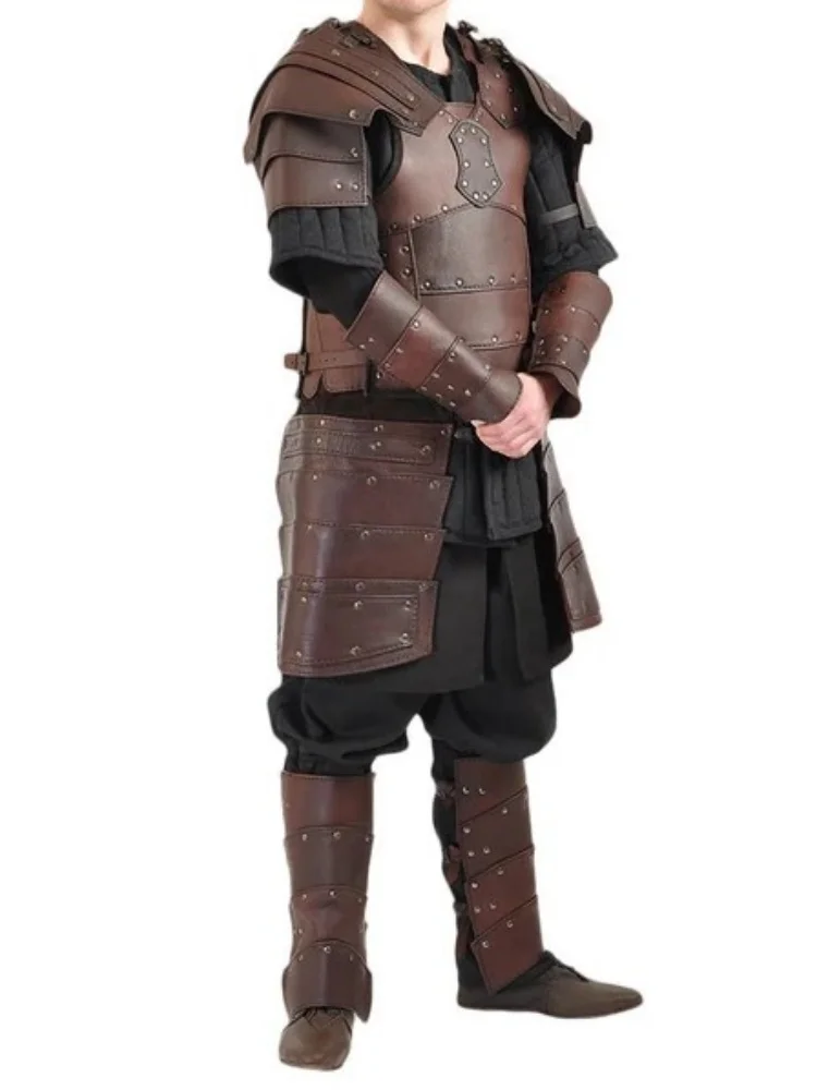 Halloween Retro Medieval New European And American Unisex Viking Armor Pu Leather Armor Warrior Cosplay Stage Props Costumes
Halloween Retro Medieval New European And American Unisex Viking Armor Pu Leather Armor Warrior Cosplay Stage Props Costumes
