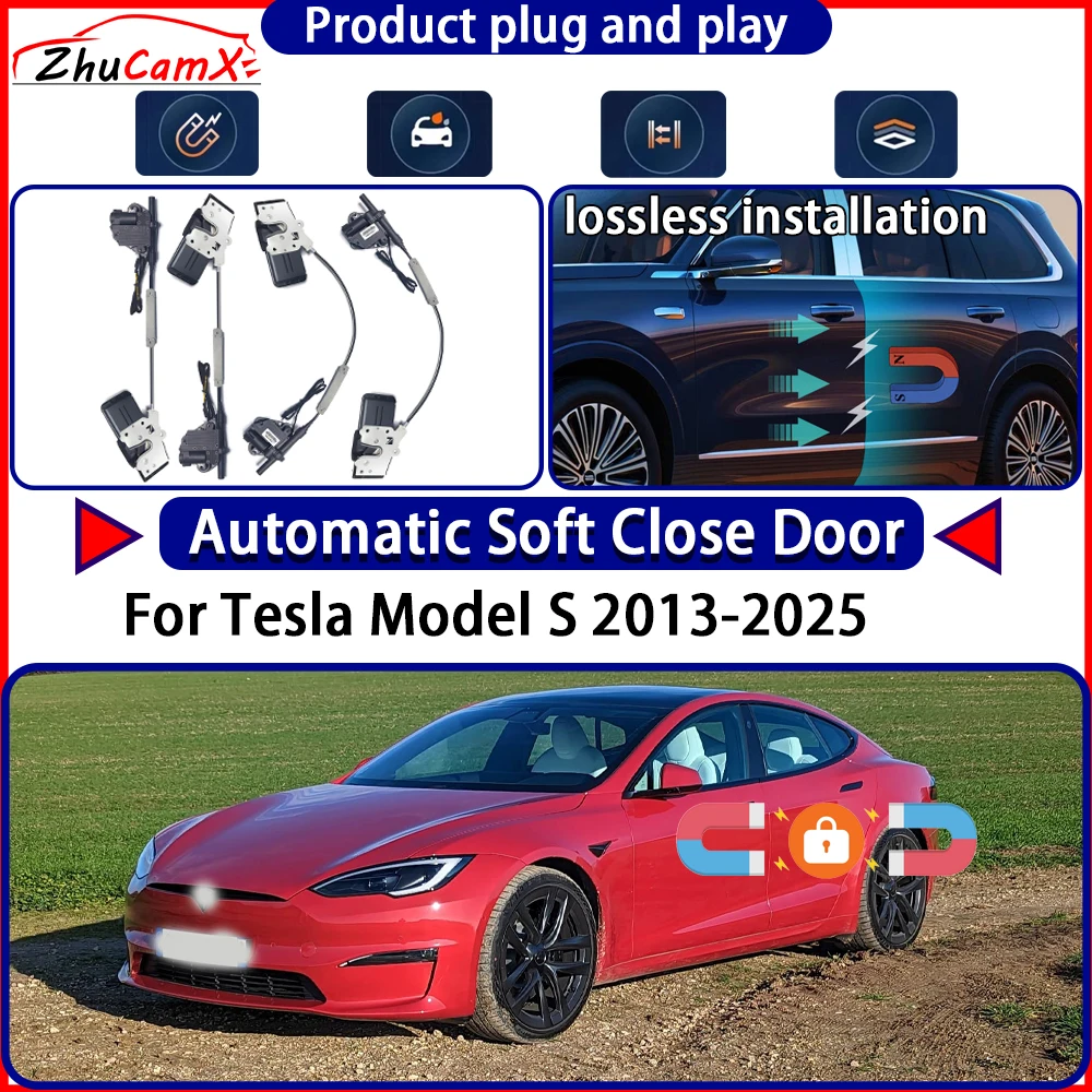 OEM Electric Door Lock Actuator for Tesla Model S 2013-2025 Soft Close Door Kit Power Latch System Auto Pull Door Easy Close
OEM Electric Door Lock Actuator for Tesla Model S 2013-2025 Soft Close Door Kit Power Latch System Auto Pull Door Easy Close