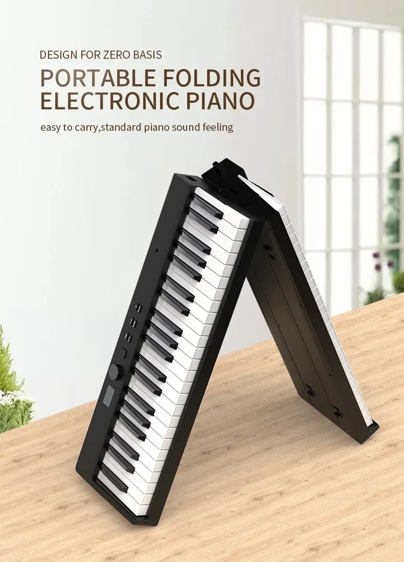 Foldable Piano Portable 88 Keys Multifunctional Electronic Music Synthesize Controller USB Digital Keyboard Instrument Gift
Foldable Piano Portable 88 Keys Multifunctional Electronic Music Synthesize Controller USB Digital Keyboard Instrument Gift