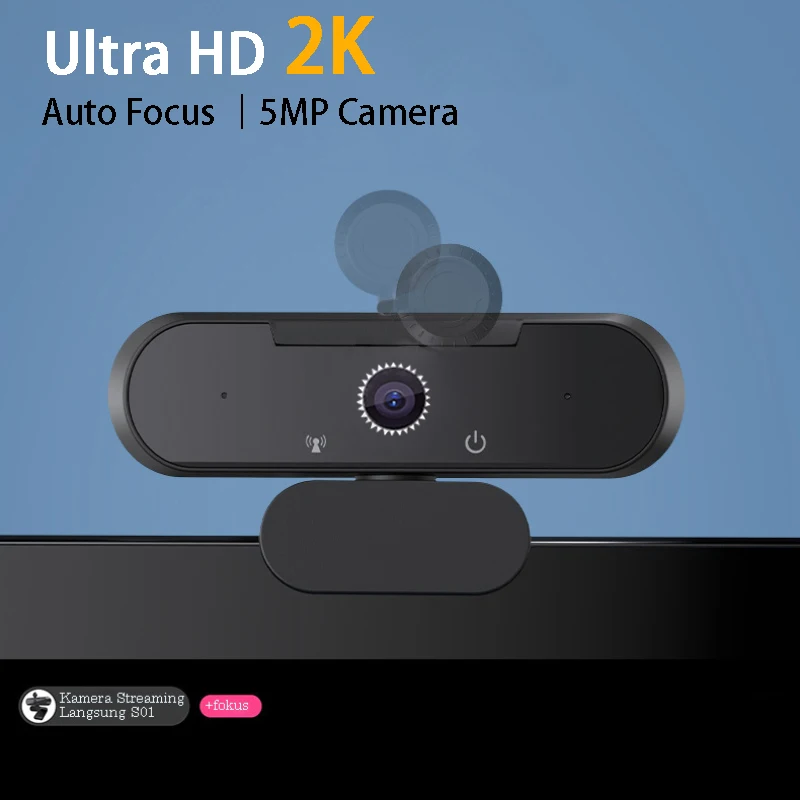 Ultra HD 2K PC Webcam USB Webcams Auto Focus Computer Web Cam with Microphone Camera for Live Streaming/ Video/ Conference
Ultra HD 2K PC Webcam USB Webcams Auto Focus Computer Web Cam with Microphone Camera for Live Streaming/ Video/ Conference