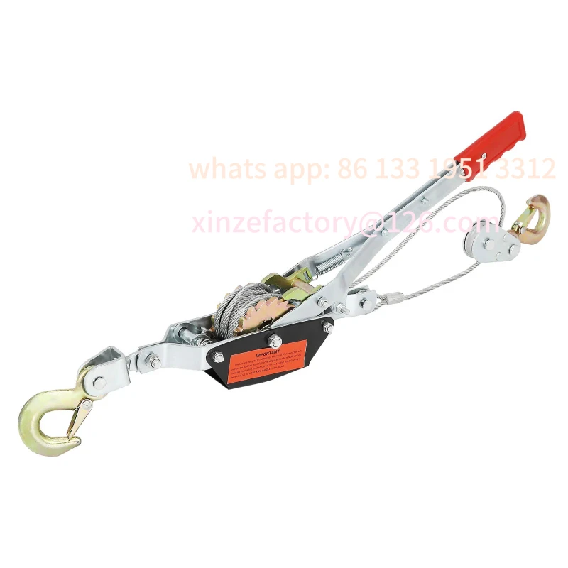 Customizable Come Along Winch 2/4/5 Ton Pulling Capacity Heavy Duty Ratchet Automotive Hoist Power Cable Puller
Customizable Come Along Winch 2/4/5 Ton Pulling Capacity Heavy Duty Ratchet Automotive Hoist Power Cable Puller