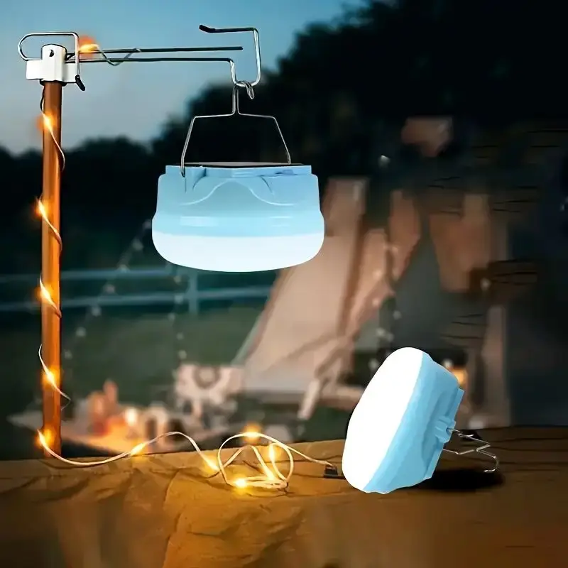 1 Solar Powered Ultra Bright LED Camping Light with Magnetic Base and 3 Lighting Modes Suitable for Camping Hiking and Fishing
1 Solar Powered Ultra Bright LED Camping Light with Magnetic Base and 3 Lighting Modes Suitable for Camping Hiking and Fishing