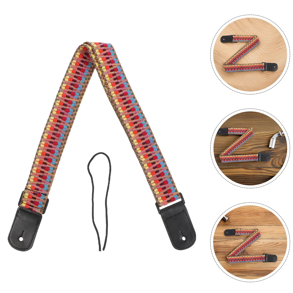 4 Pcs Braided Guitar Shoulder Straps Ukulele Woven Belt Instrument Ukelele Embroidered Ethnic Style
4 Pcs Braided Guitar Shoulder Straps Ukulele Woven Belt Instrument Ukelele Embroidered Ethnic Style