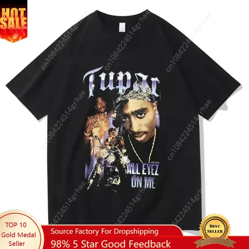 Rap Singer Tupac 2pac Hip-hop Streetwear Oversized Sleeve T-shirt 2025 Summer Fashion Men's and Women's Kids Cotton T-shirt
Rap Singer Tupac 2pac Hip-hop Streetwear Oversized Sleeve T-shirt 2025 Summer Fashion Men's and Women's Kids Cotton T-shirt