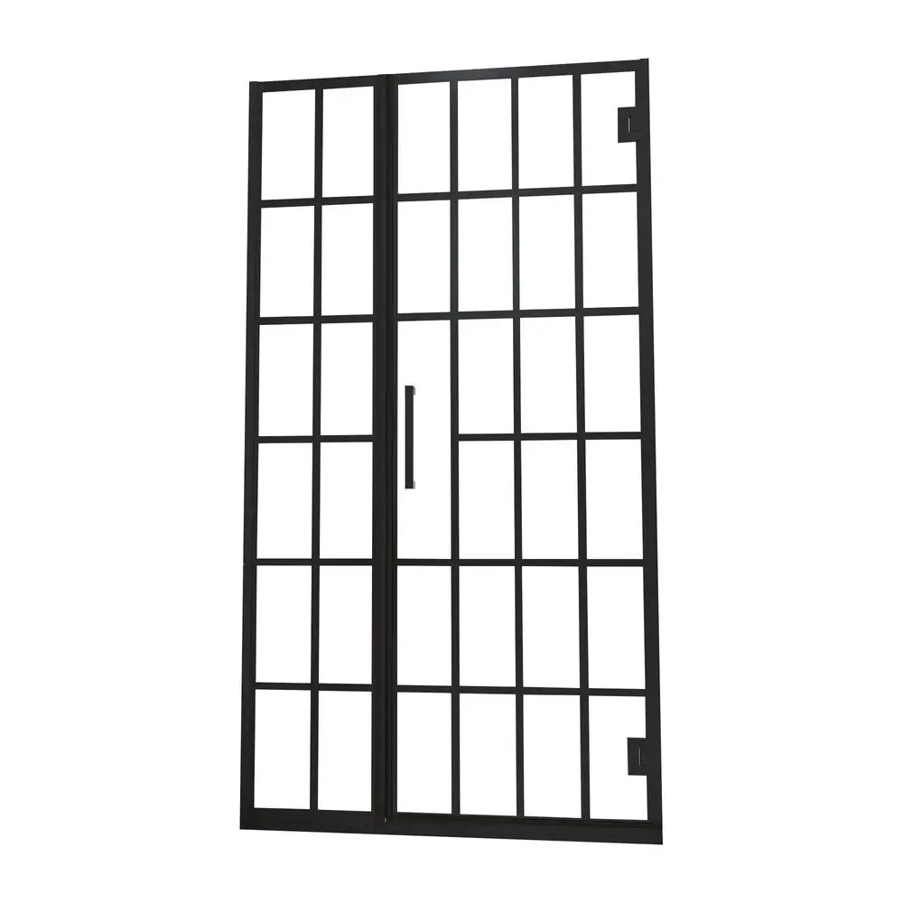 34" x 72" Frameless Pivot Shower Door with Tempered Pattern Glass Matte Black Open Entry Design Easy Clean
34" x 72" Frameless Pivot Shower Door with Tempered Pattern Glass Matte Black Open Entry Design Easy Clean