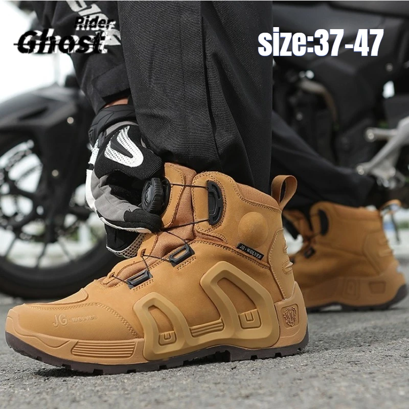 Motocross Riding Boots Motorcycle Motorbike Riding Shoes Four Seasons Waterproof Anti-Fall Rattlesnake Anti-Slip Boots
Motocross Riding Boots Motorcycle Motorbike Riding Shoes Four Seasons Waterproof Anti-Fall Rattlesnake Anti-Slip Boots