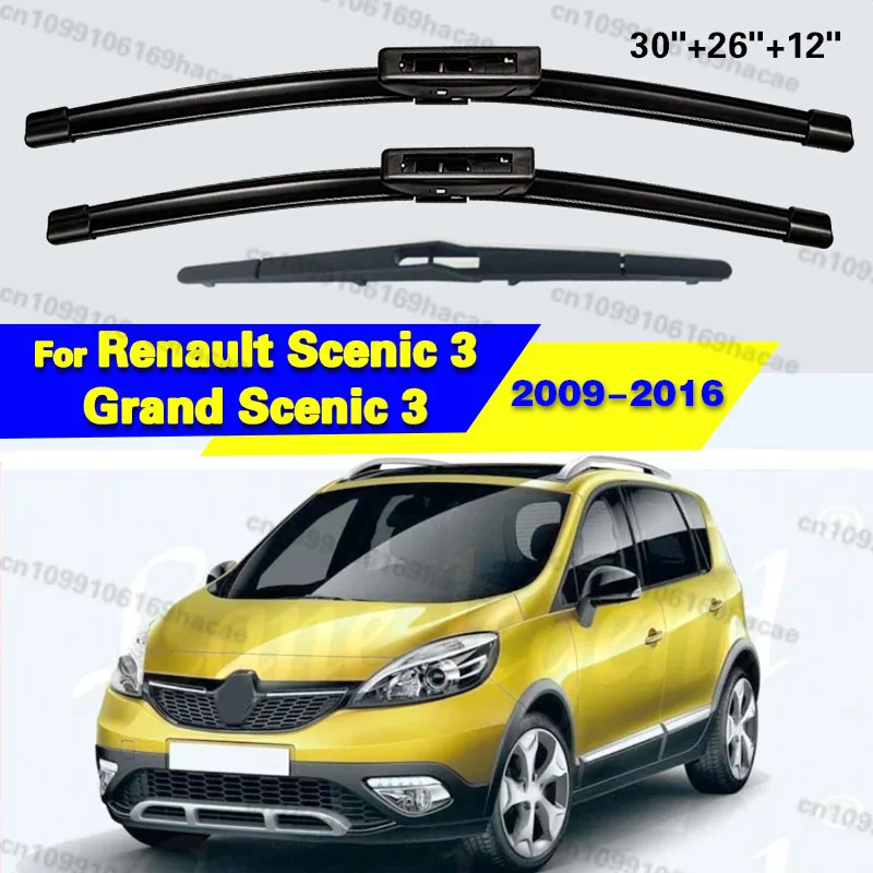 Wiper Front & Rear Wiper Blades For Renault Scenic 3 / Grand Scenic 3 2009 - 2016 Windshield Windscreen Window 30"+26"+12"
Wiper Front & Rear Wiper Blades For Renault Scenic 3 / Grand Scenic 3 2009 - 2016 Windshield Windscreen Window 30"+26"+12"