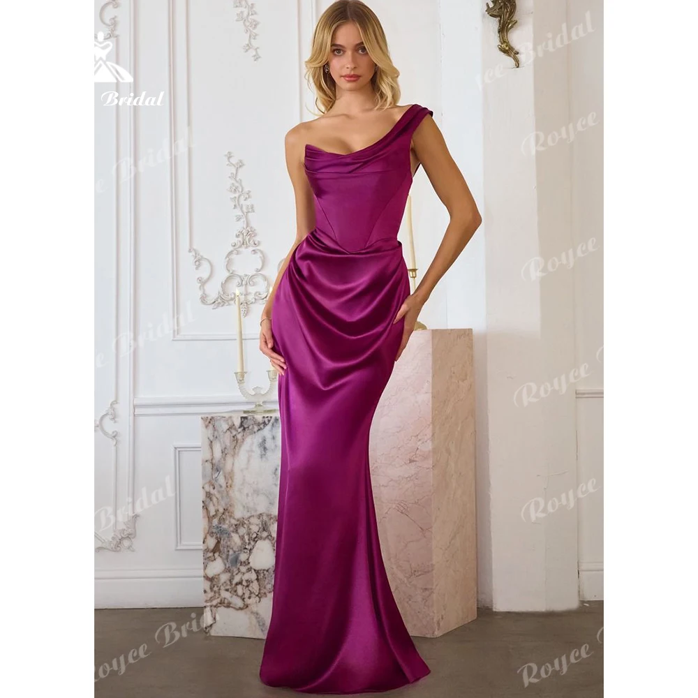 Elegant One shoulder Satin Prom Dress Mermaid Evening Dress Sleeveless Elegant Long Formal Dress vestidos de fiesta Customized
Elegant One shoulder Satin Prom Dress Mermaid Evening Dress Sleeveless Elegant Long Formal Dress vestidos de fiesta Customized