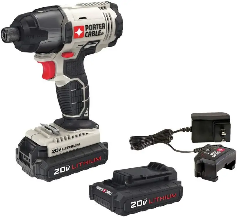 20V MAX* 1/4 in. Cordless Impact Driver Kit, Compact Hex Head, 1450 in-lbs
20V MAX* 1/4 in. Cordless Impact Driver Kit, Compact Hex Head, 1450 in-lbs