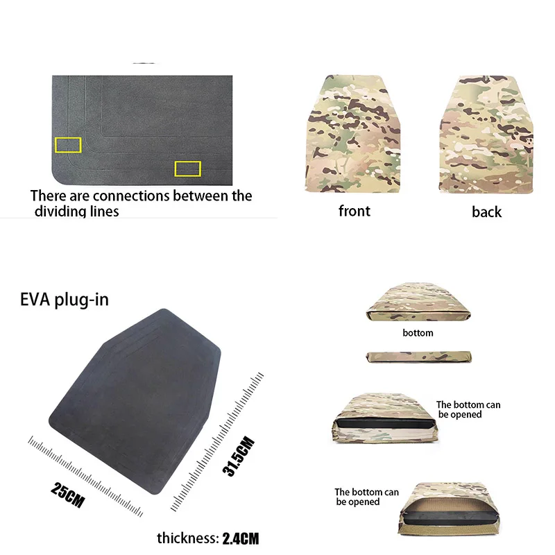 Тактический жилет, тактическая вставка из ЭВА, толстая пластинчатая крышка, съемная набивка, защитный чехол для плавания
Тактический жилет, тактическая вставка из ЭВА, толстая пластинчатая крышка, съемная набивка, защитный чехол для плавания