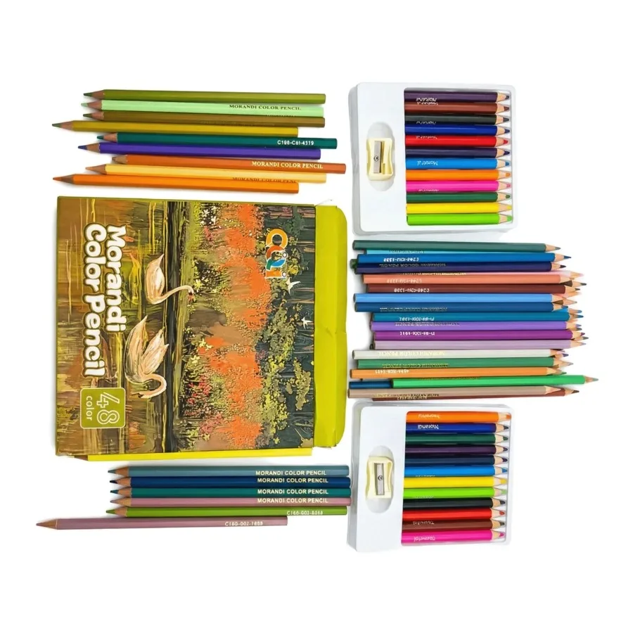 48 Color Morandi Colored Lead Paired With 2 Sets Of 12 Color Pencil Sets, Suitable For Painting Enthusiasts And Handicraft Expe
48 Color Morandi Colored Lead Paired With 2 Sets Of 12 Color Pencil Sets, Suitable For Painting Enthusiasts And Handicraft Expe