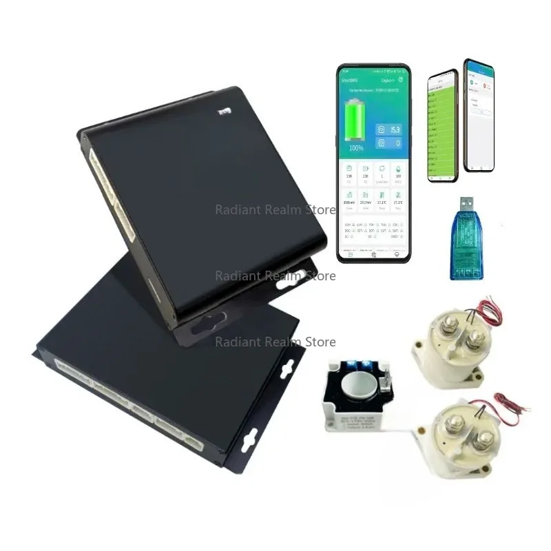 High quality 3s-32s Smart Relay BMS 200A 500A Lithium lifepo4 battery management BMS 8S 16s 32s 48V 
High quality 3s-32s Smart Relay BMS 200A 500A Lithium lifepo4 battery management BMS 8S 16s 32s 48V