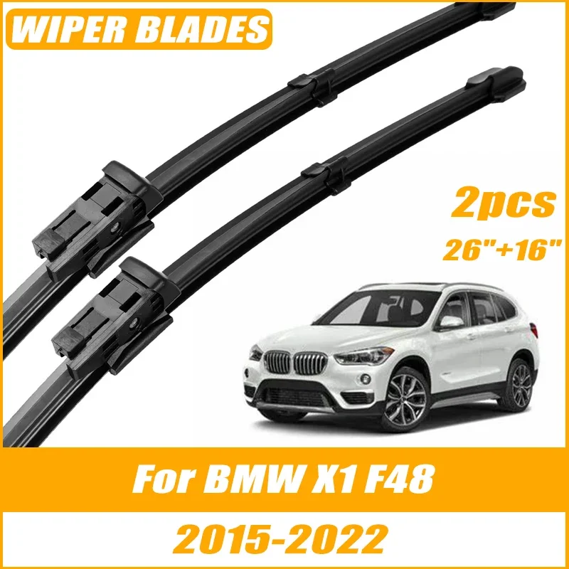 2pcs Wiper Front Wiper Blades For BMW X1 F48 2015-2022 Windshield Windscreen Clean Window Car Rain Brushes 26"+16"
2pcs Wiper Front Wiper Blades For BMW X1 F48 2015-2022 Windshield Windscreen Clean Window Car Rain Brushes 26"+16"