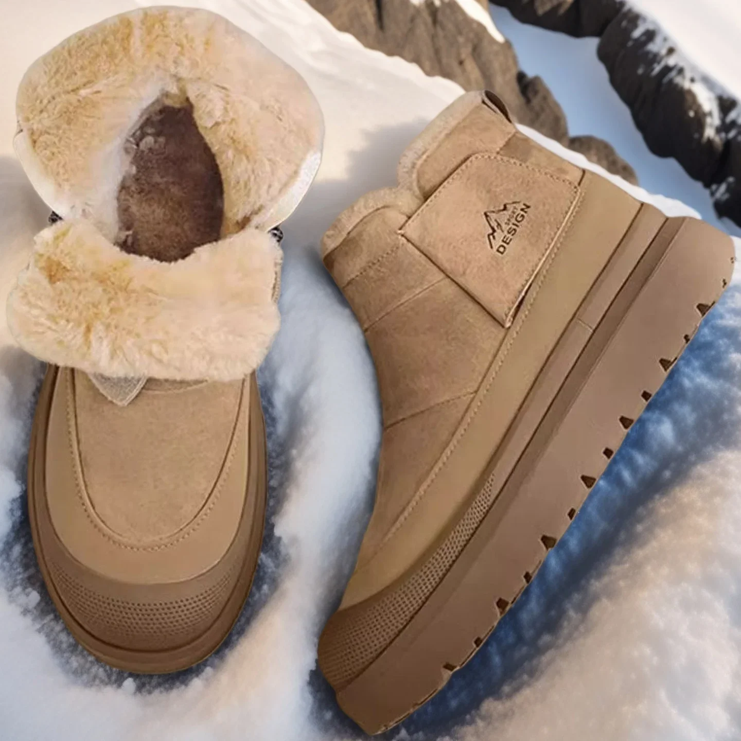 Winter Men Plush Warm Snow Boots Waterproof Non-slip Ankle Boots Outdoor Cotton Boot for Handmade Casual Shoes Zapatillas Male
Winter Men Plush Warm Snow Boots Waterproof Non-slip Ankle Boots Outdoor Cotton Boot for Handmade Casual Shoes Zapatillas Male