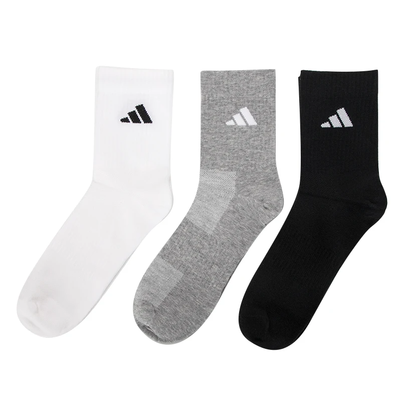 Adidas Men's and Women's Sports Mid-Calf Socks, Comfortable, Breathable, Casual Running, Fitness Training, Three Pairs Pack Jc9272
Adidas Men's and Women's Sports Mid-Calf Socks, Comfortable, Breathable, Casual Running, Fitness Training, Three Pairs Pack Jc9272