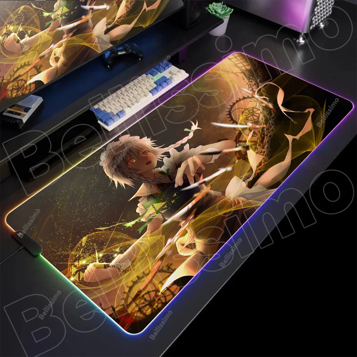 PC Computer Carpet Izayoi Sakuya TouHou Project Comic Mouse Pad RGB Gaming Desk Mat HD Gamer Large LED Lighting XXL MousePads
PC Computer Carpet Izayoi Sakuya TouHou Project Comic Mouse Pad RGB Gaming Desk Mat HD Gamer Large LED Lighting XXL MousePads