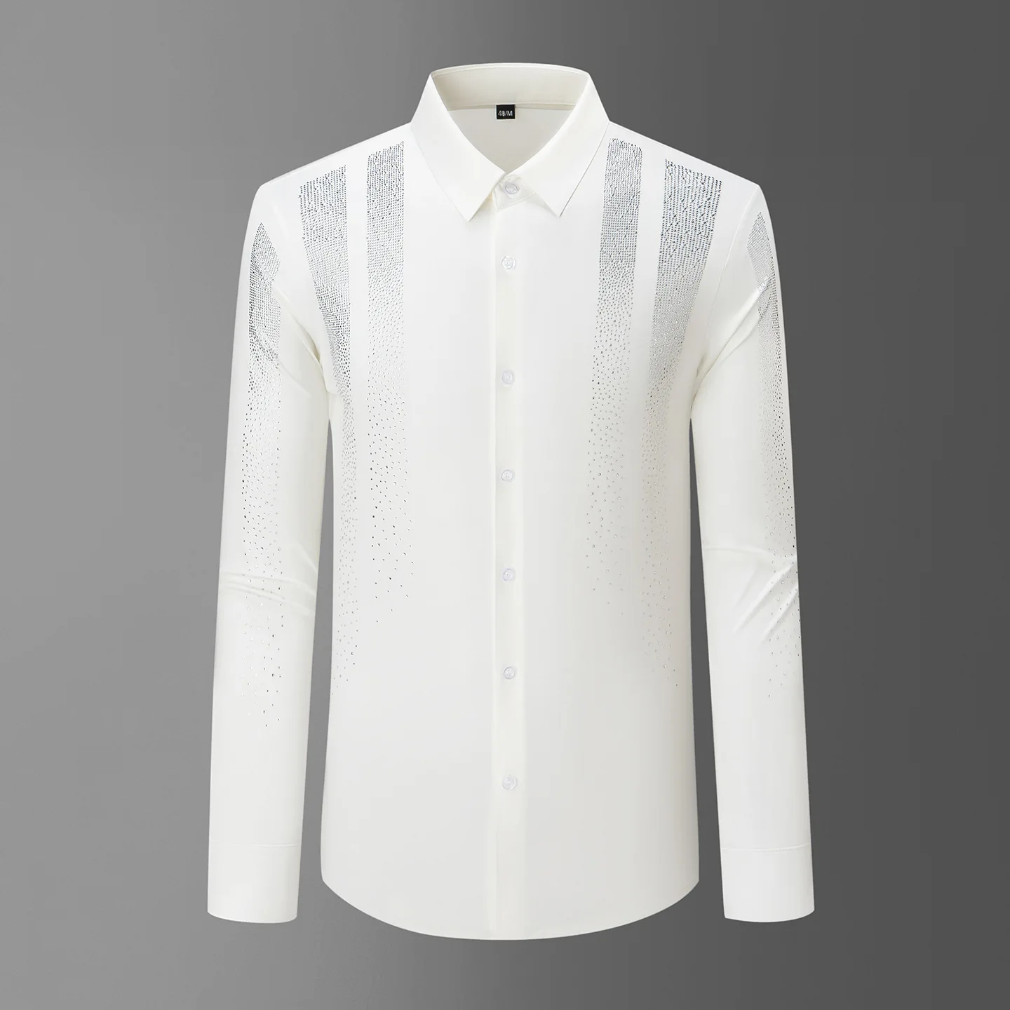 Shiny Rhinestone Long Sleeved Shirt for Men Slim Casual Business Dress Shirts High Quality Versatile Banquet Party Luxury Shirt
Shiny Rhinestone Long Sleeved Shirt for Men Slim Casual Business Dress Shirts High Quality Versatile Banquet Party Luxury Shirt