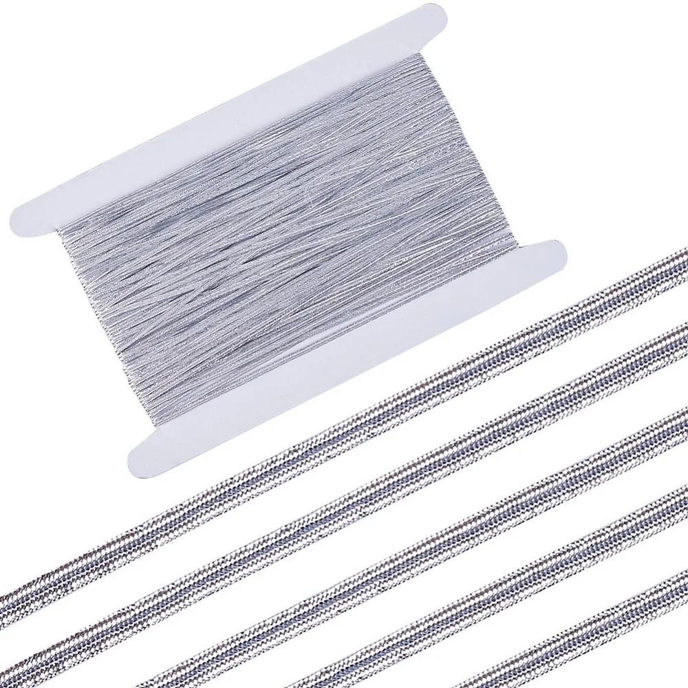 48 Yards Flat Nylon Elastic Cord/Band with Rubber Inside Webbing Garment Sewing Accessories Light Grey 3mm
48 Yards Flat Nylon Elastic Cord/Band with Rubber Inside Webbing Garment Sewing Accessories Light Grey 3mm